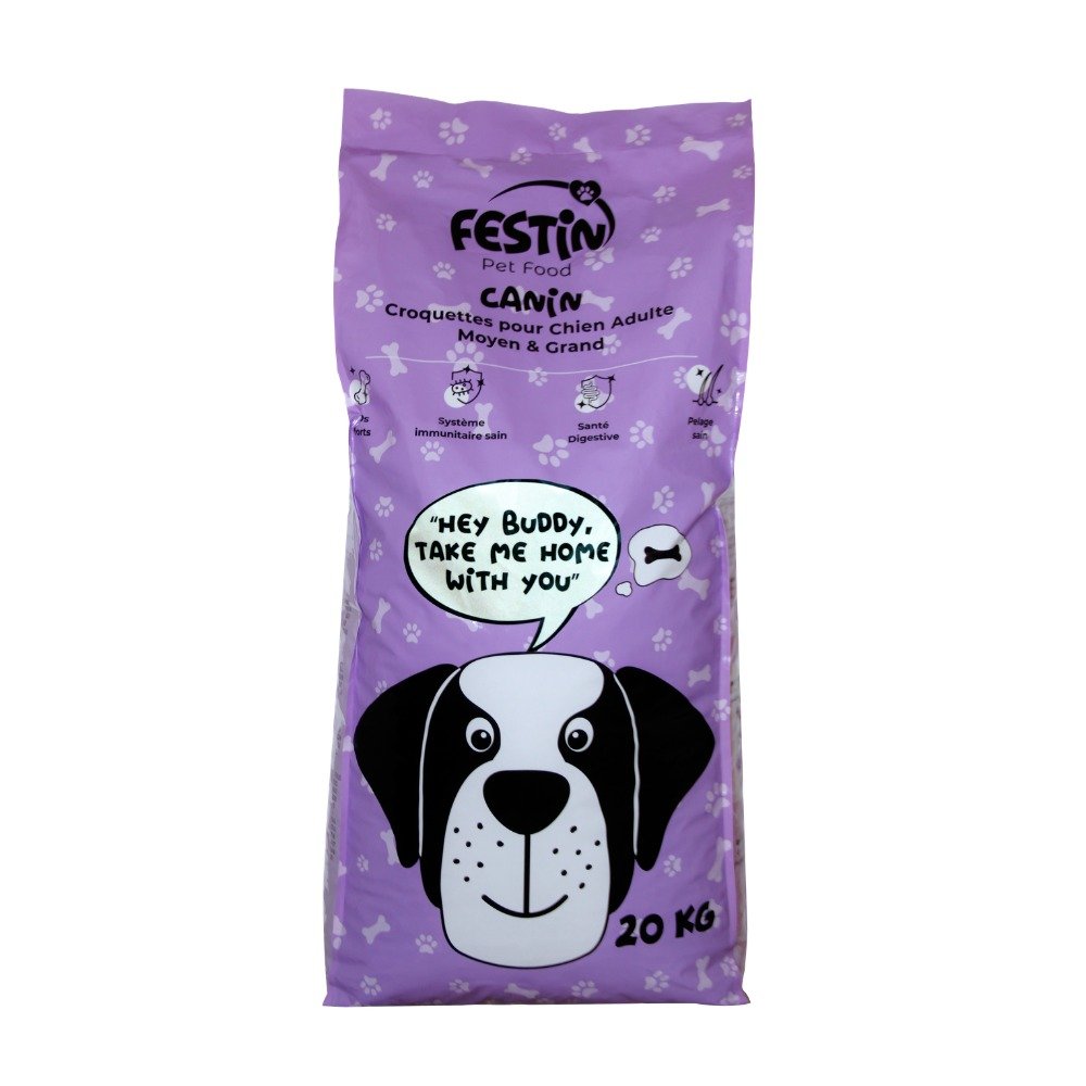 Croquettes Festin Canin chiens adultes moyens et grands — image 2
