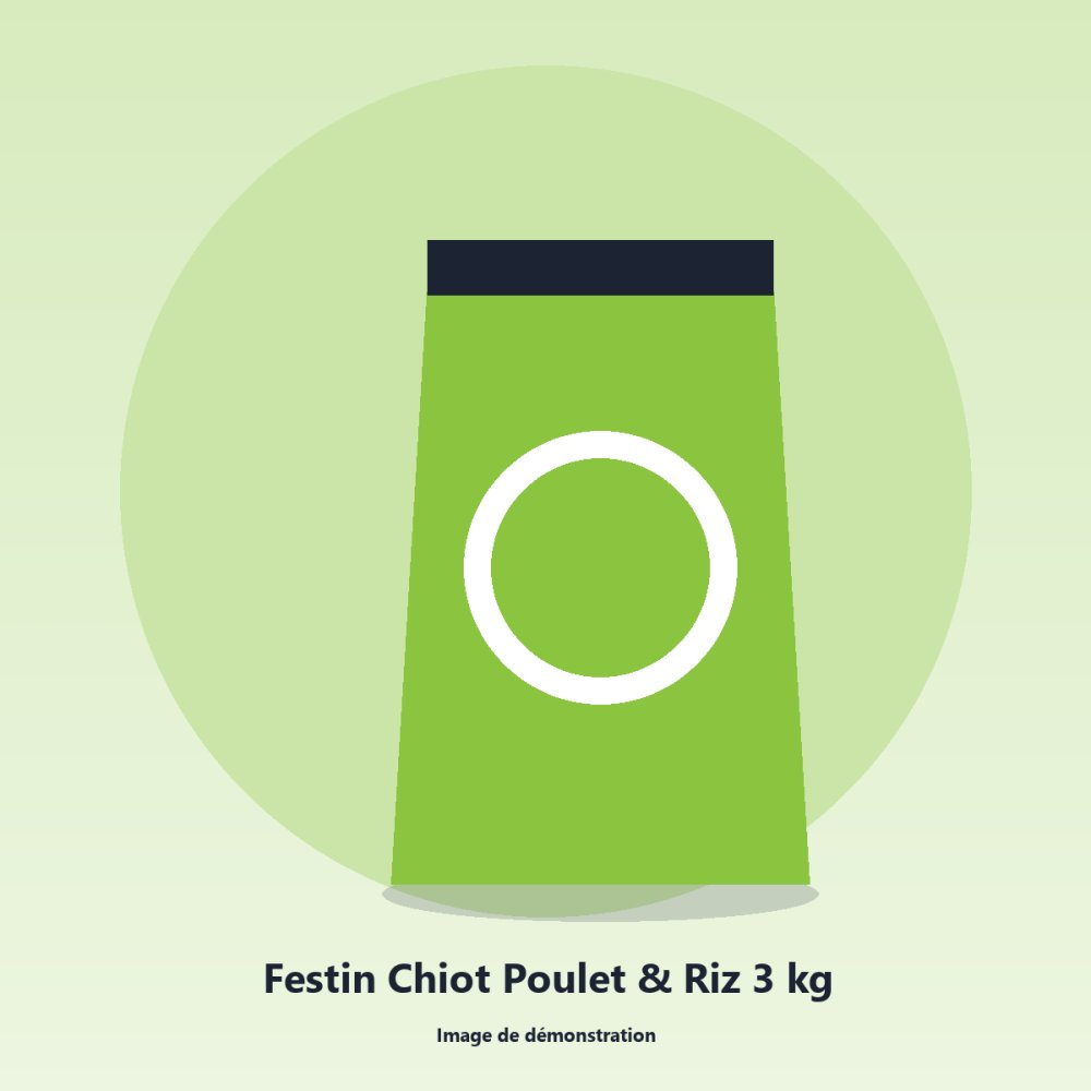 Festin Chiot Poulet & Riz 3 kg — image 3