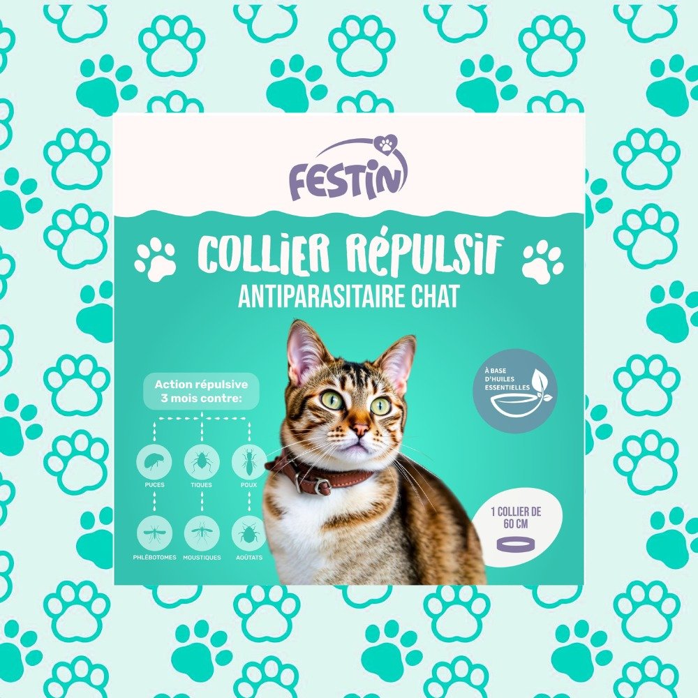 Collier Antiparasitaire Chat — image 1
