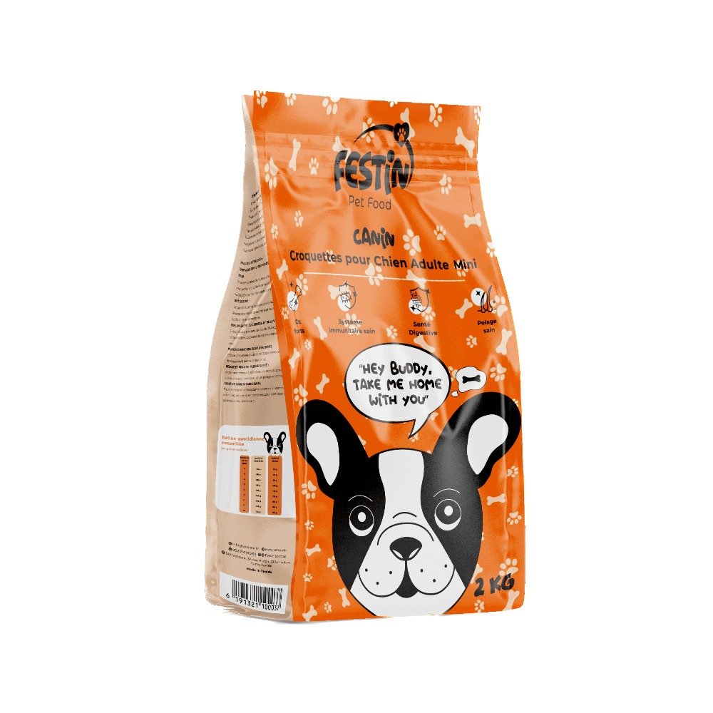 Croquettes Festin Canin Chiens Adultes Mini — image 2